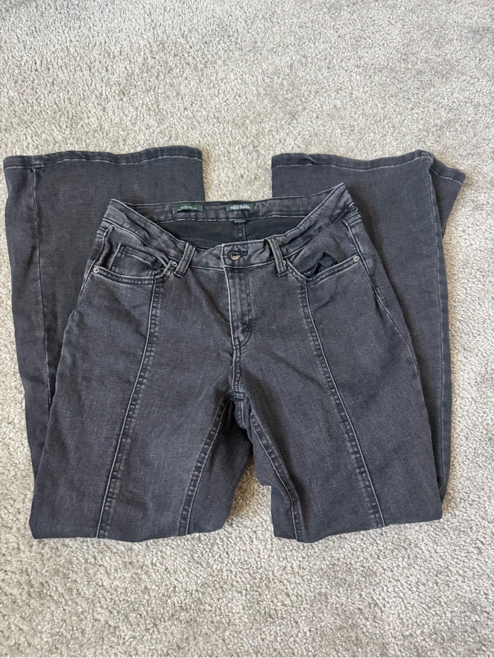 wild fable Flare Jeans in Washed Black